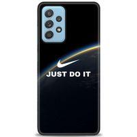 Samsung Galaxy A72 Kılıf HD Baskılı Kılıf - Nike Dünya + Tam Ekran Koruyucu