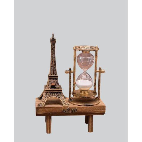 Klasik Tasarımlı Ahşap Kum Saati – Ev Ve Ofis İçin Masaüstü Aksesuarı