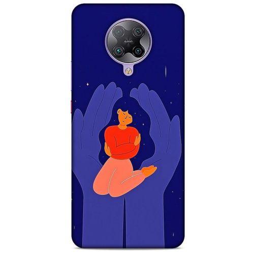 Xiaomi Poco F2 Pro Kılıf Depresyon (7) Telefon Kılıfı Koyu Kahverengi