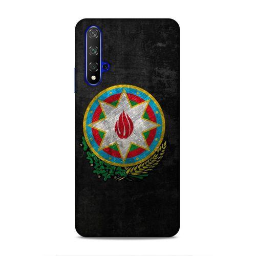 Huawei P Smart S 2020 Uyumlu Kılıf Azarbaijan (39) Liquid Crystal Kılıf Amblem