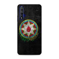 Huawei P Smart S 2020 Uyumlu Kılıf Azarbaijan (39) Liquid Crystal Kılıf Amblem