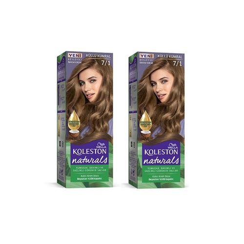Naturals Saç Boyası Küllü Kumral 7/1 2x Paket