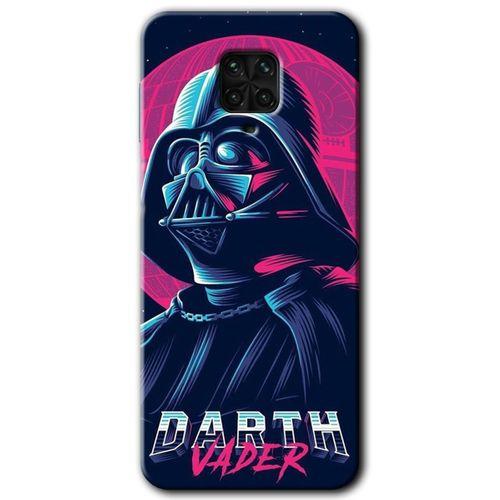 MRCİLETİSİM Xiaomi Redmi Note 9s Kılıf Kapak - Darth Vader +Hayalet Ekran Yandan Gözükmez