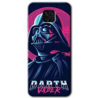 MRCİLETİSİM Xiaomi Redmi Note 9s Kılıf Kapak - Darth Vader +Hayalet Ekran Yandan Gözükmez