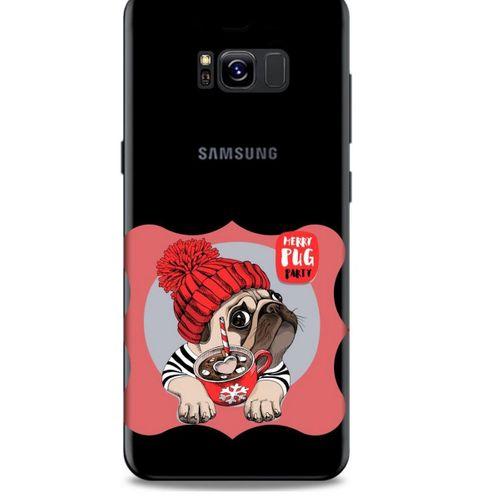 Zoologix (20) Samsung Galaxy S8 Plus Şeffaf Kılıf Silikon Desenli