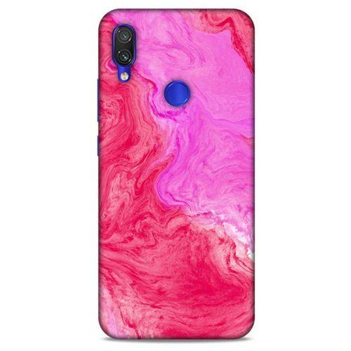 Xiaomi Redmi Note 7 Pro Uyumlu Kılıf Pembe Delisi (11) Tam Koruma Mermer