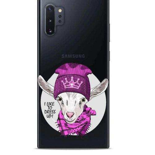 Zoologix (100) Samsung Galaxy Note 10 Plus Şeffaf Kılıf Silikon Desenli