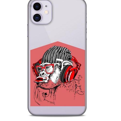 Zoologix (19) Apple iPhone 12 Mini Şeffaf Kılıf Silikon Desenli
