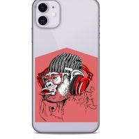 Zoologix (19) Apple iPhone 12 Mini Şeffaf Kılıf Silikon Desenli