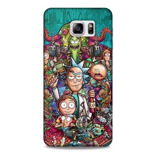 Samsung Galaxy Note 5 Uyumlu Kılıf Rick And Morty (32) Soft Silikon Kılıf Cronenberg Morty