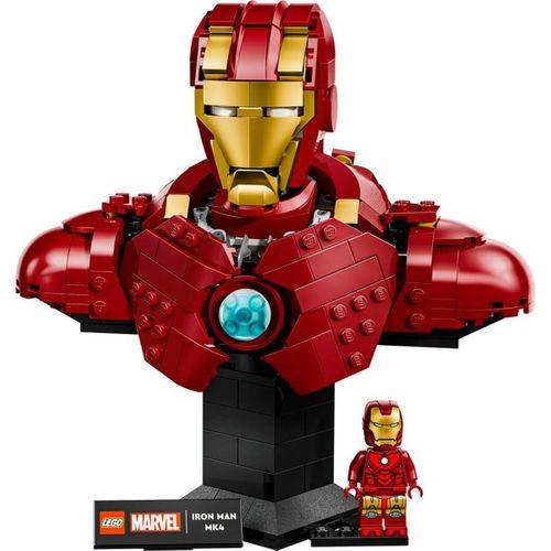 Lego Marvel Iron Man Mk4 Büstü 76327