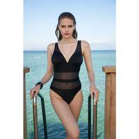 Kadın Transparan Tül Detaylı V Yaka Mayo Estiva 2564-560