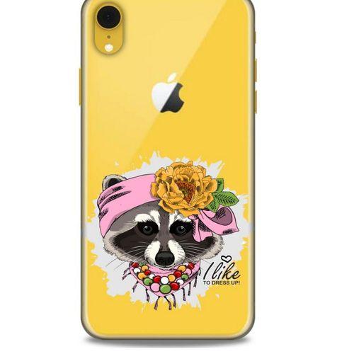 Zoologix (44) Apple iPhone XR Şeffaf Kılıf Silikon Desenli