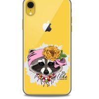 Zoologix (44) Apple iPhone XR Şeffaf Kılıf Silikon Desenli