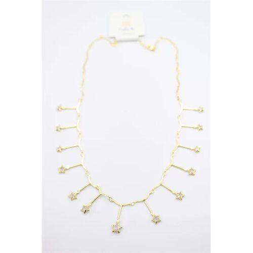 Yıldız Sallantılı Kolye - Altın