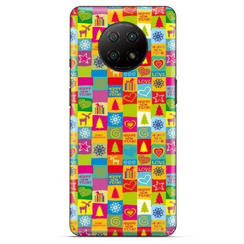 Xiaomi Redmi Note 9T Kılıf Yılbaşı Süsleri (10) Full Koruma Kılıfı