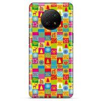 Xiaomi Redmi Note 9T Kılıf Yılbaşı Süsleri (10) Full Koruma Kılıfı