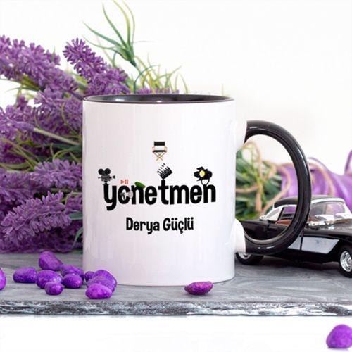 Kişiye Özel Yönetmen Kupa Bardak - Lacivert