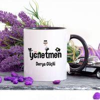 Kişiye Özel Yönetmen Kupa Bardak - Lacivert