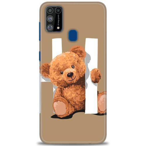 Samsung Galaxy M31 Kılıf HD Baskılı Kılıf - Teddy Hı + Tam Ekran Koruyucu