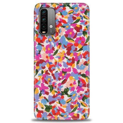 Xiaomi Redmi 9T Kılıf HD Baskılı Kılıf - Renkli Baskı + Tam Ekran Koruyucu