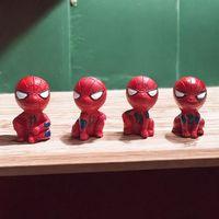 4 ADET SPIDERMAN ÖRÜMCEK ADAM BİBLO DEKORATİF BİBLO NOEL SÜSLERİ YILBAŞI HEDİYELERİ VİTRİN DEKOR