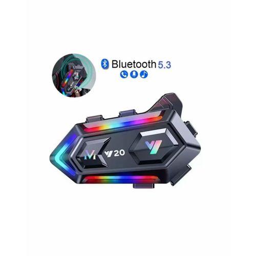 Bt5.3 Motosiklet Kask İletişim Sistemi Çift Telefon Destekli