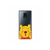 Xiaomi Redmi Note 9 Pro Pooh Desenli Şeffaf Telefon Kılıfı