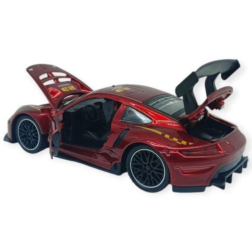 Sesli Işıklı Spor Araba 15 cm - 3291D - Kırmızı