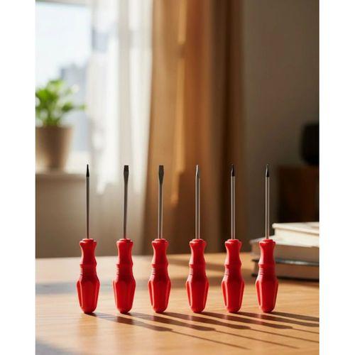 Düz Ve Yıldız Başlıklı 7li Tornavida Seti Ergonomik Tutma