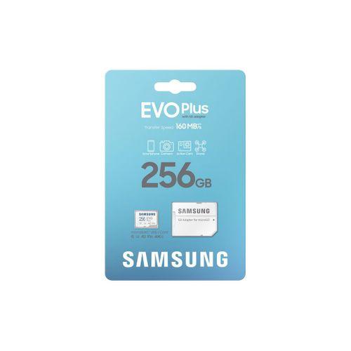 256GB SAMSUNG EVO PLUS MICROSDXC UHS-I U3 V30 A2 160MB/s MB-MC256SA/TR