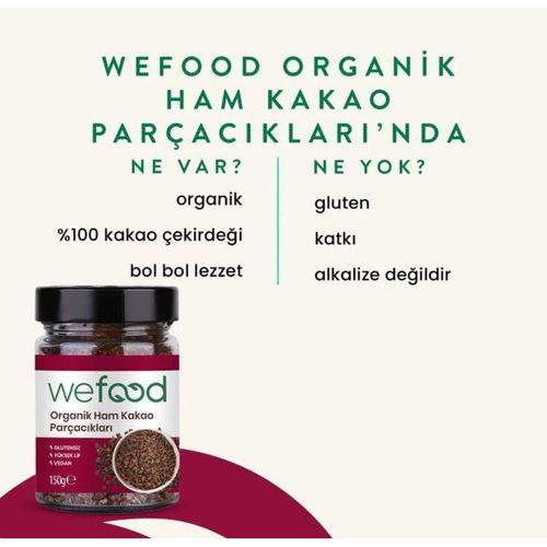Wefood Organik Ham Kakao Parçacıkları 150 Gr