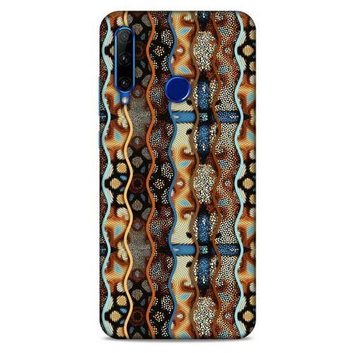 Huawei Honor 20 Lite Kılıf Baskılı Özel Seri Taşlı (33) Hybrid Kılıf