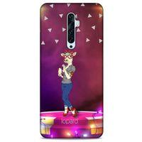 Oppo Reno 2z Kılıf FunnyMaX (49) Ultra Silikon Kılıf Kırmızı