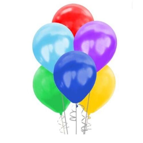 Metalik Renkli Karışık Balon 26cm 100Lü