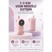 Bebek Telsizi Lcd Ekran Vox İki Yönlü İletişim Usb Şarj Hafif