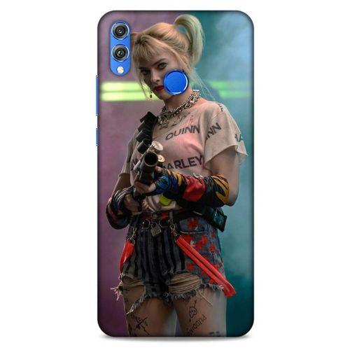 Huawei Honor 8x Uyumlu Kılıf Harley Quinn (11) Tam Koruma Yeşil