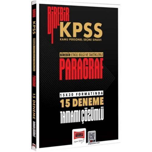 2026 Birebir KPSS Paragraf Tamamı Çözümlü 15 Deneme Yargı Yayınları