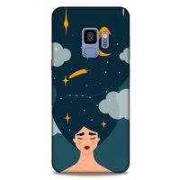 Samsung Galaxy S9 Kılıf Depresyon (26) Tpu Silikon Kılıf Açık Kahverengi