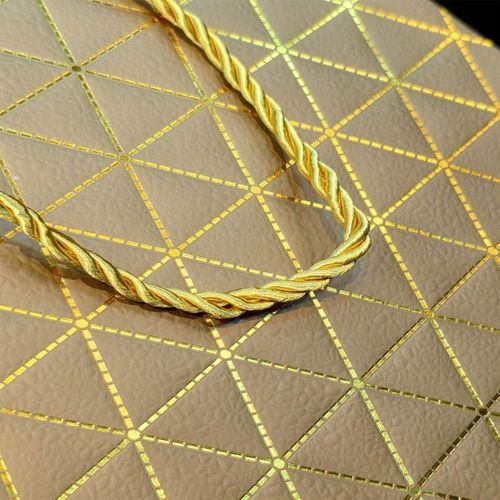 Mini Boy Gold Karton Hediye Çantası