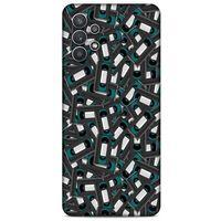 Lopard Samsung Galaxy A32 Uyumlu Kılıf Retro (26) Tpu Silikon Kılıf