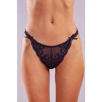 Giselle Mini String, Kadın Güpürlü Saten Mor String Külot