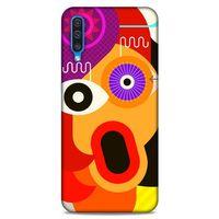 Lopard Samsung Galaxy A50 Uyumlu Kılıf Soyut Sanat (12) Desenli Koruyucu Silikon