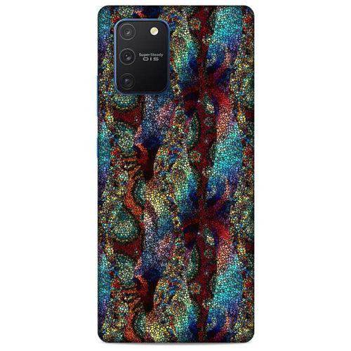 Samsung Galaxy S10 Lite Kılıf Baskılı Özel Seri Taşlı (43) Thin Fit Kılıf