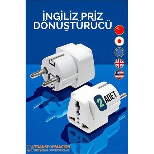 Modacar İngiliz ve Amerikan Fişi Dönüştürücü - Priz Dönüştürücü 2 ADET