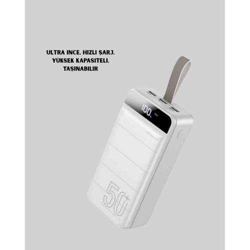50000mah Yüksek Kapasiteli Powerbank Hızlı Şarj Ve Led Ekranlı