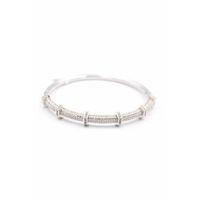 Zirkon Taşlı Bilezik - Gümüş