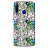 Graffitix (17) Desenli Silikon Kapak Huawei Y6P Kılıf