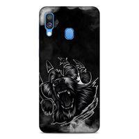 Lopard Samsung Galaxy A40 Uyumlu Kılıf Tattoo's (19) Kılıfları Siyah