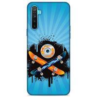 Lopard Oppo Realme 6i Uyumlu Kılıf Tattoo's (13) Silikon Kap Snowboard